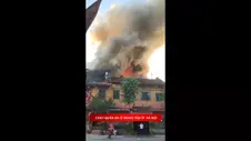Cháy quán ăn tại trung tâm Thành phố Hà Nội