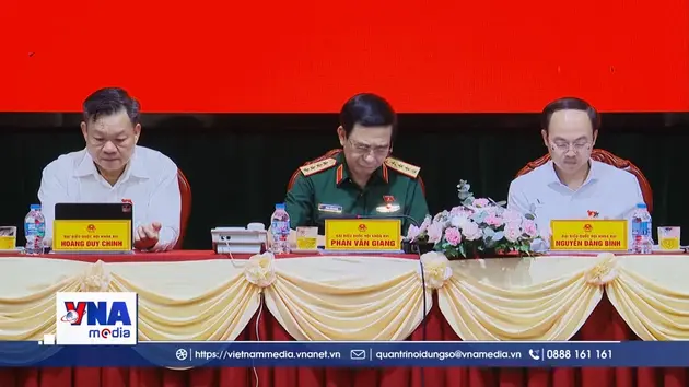 Đại tướng Phan Văn Giang tiếp xúc cử tri Thái Nguyên