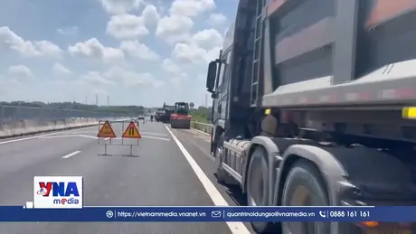 Sửa chữa nứt cục bộ trên cao tốc Biên Hòa – Vũng Tàu