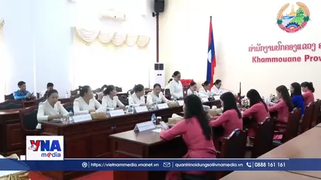 Hội phụ nữ địa phương Việt Nam-Lào tăng cường hợp tác song phương