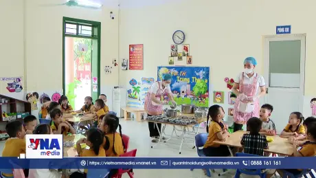 Đảm bảo dinh dưỡng, an toàn bữa ăn bán trú cho trẻ mầm non
