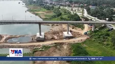 Thi công sửa chữa cầu sông Lô, Phú Thọ chậm tiến độ