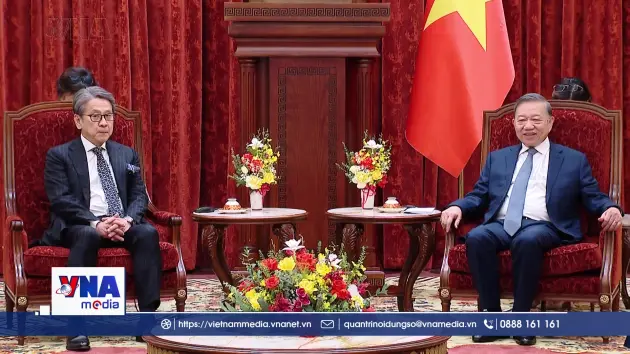 Tổng Bí thư, Chủ tịch nước Tô Lâm tiếp Chủ tịch Ngân hàng Hợp tác Quốc tế Nhật Bản (JBIC)