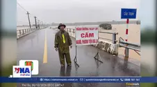 Mưa lớn gây ngập cục bộ một số tuyến đường tại Quảng Trị