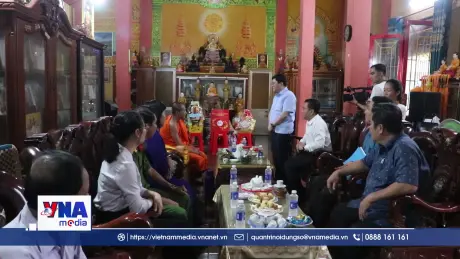 Chúc mừng đồng bào Khmer ở Cần Thơ đón lễ Sene Dolta