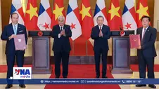 Việt Nam - Panama trao các văn kiện hợp tác trên nhiều lĩnh vực