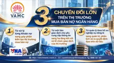 Sắp có 3 chuyển đổi lớn trên thị trường mua bán nợ ngân hàng