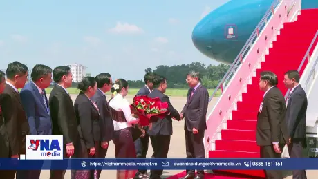 Thủ tướng Lê Minh Hưng bắt đầu thăm chính thức CHDCND Lào