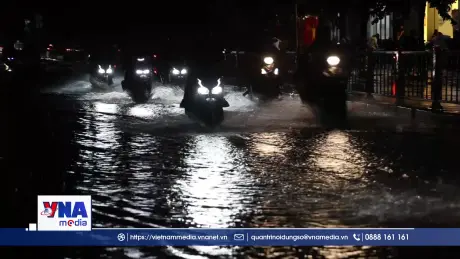 Ngập kéo dài do mưa lớn trên nhiều tuyến đường phía Bắc TP. Hồ Chí Minh