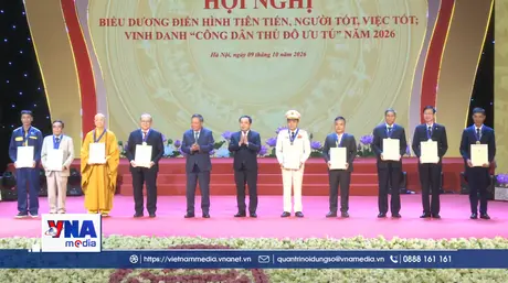 Vinh danh “Công dân Thủ đô ưu tú” năm 2026