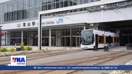 Hệ thống LRT giúp giải bài toán dân số già tại Toyama 