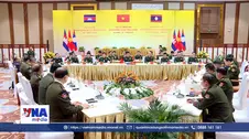 Tăng cường hợp tác quốc phòng 3 nước Việt Nam - Lào - Campuchia