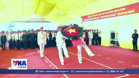 Hải Phòng truy điệu, an táng 56 hài cốt liệt sĩ và đồng bào tử nạn tại Mả Chìa