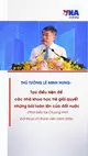 Thủ tướng Lê Minh Hưng: Tạo điều kiện để các nhà khoa học trẻ giải quyết những bài toán lớn của đất nước