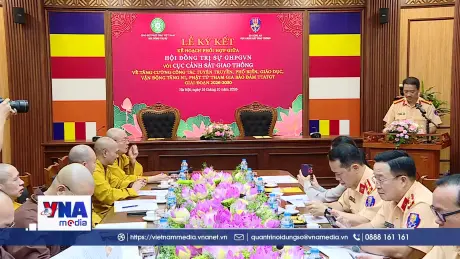 Gần 1,2 triệu tăng ni, phật tử được tuyên truyền pháp luật về giao thông