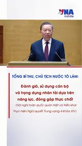 Đánh giá, sử dụng cán bộ và trọng dụng nhân tài dựa trên năng lực, đóng góp thực chất