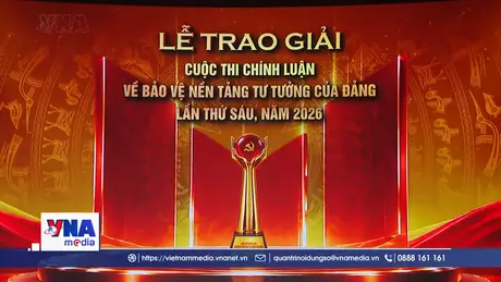 Lễ trao giải Cuộc thi chính luận về bảo vệ nền tảng tư tưởng của Đảng lần thứ Sáu