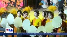 Rực rỡ đêm khai mạc Lễ hội chùa Keo mùa Thu 2026