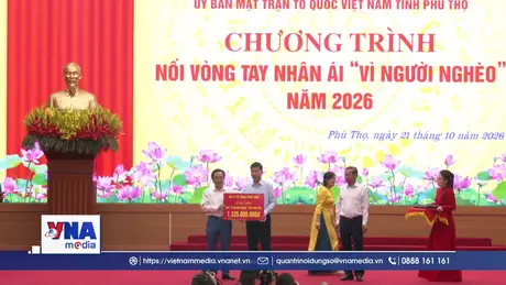 Hơn 15 tỷ đồng chung tay vì người nghèo ở Phú Thọ