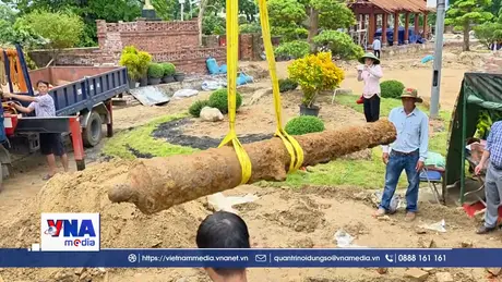 Đà Nẵng phát hiện súng thần công tại Thành Điện Hải