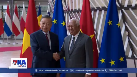 Tổng Bí thư, Chủ tịch nước Tô Lâm hội đàm Chủ tịch Hội đồng châu Âu António Costa