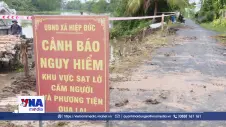 Đồng Tháp khắc phục vụ sạt lở nghiêm trọng trên huyện lộ 54C