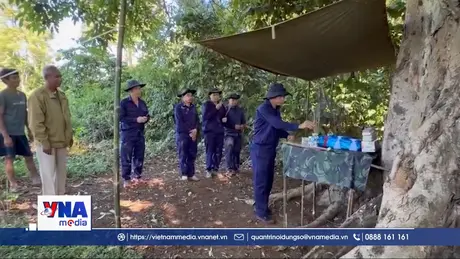 Thêm một hài cốt liệt sĩ được tìm thấy tại Lào