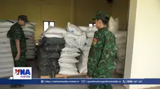Thu giữ 36 tấn đường kính nhập lậu tại khu vực biên giới tỉnh Quảng Trị