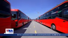 Kim Long Motor bàn giao 100 xe bus giường nằm