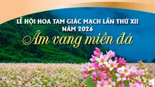 Lễ hội hoa tam giác mạch lần thứ XII năm 2026: “Âm vang miền đá”