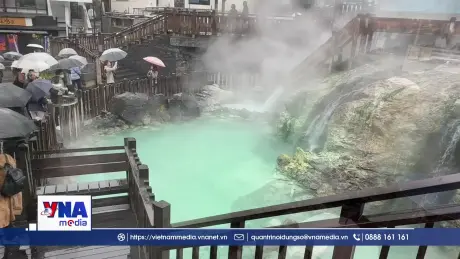 Kusatsu Onsen - thị trấn suối nước nóng giữa núi rừng Nhật Bản