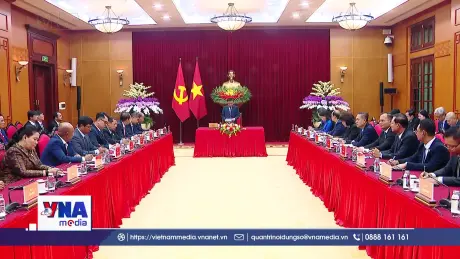 Thường trực Ban Bí thư Trần Cẩm Tú tiếp Đoàn lãnh đạo trẻ Đảng Nhân dân Campuchia