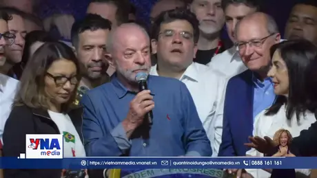 Tổng thống Brazil Lula da Silva tái đắc cử