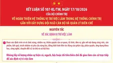 Một số nội dung chính của Kết luận số 107-KL/TW về hoàn thiện hệ thống vị trí việc làm (Phần 2)