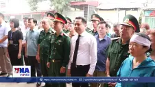 Truy điệu, an táng hài cốt liệt sĩ Lê Tước sau gần 80 năm tìm kiếm