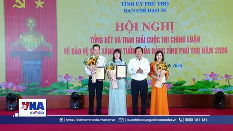 Phú Thọ trao giải cuộc thi bảo vệ nền tảng tư tưởng của Đảng