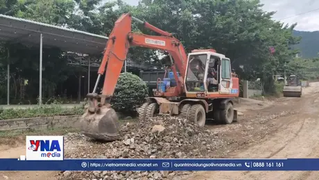 Đẩy nhanh tiến độ thi công tuyến đường “huyết mạch” nối cửa khẩu quốc tế Nam Giang