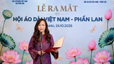 Sắc màu tà áo dài Việt chính thức hiện diện tại xứ sở Phần Lan