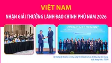 Việt Nam nhận Giải thưởng Lãnh đạo Chính phủ năm 2026