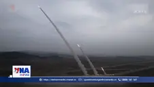 Triều Tiên trình diễn tên lửa, bệ phóng rocket và UAV mới