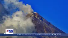 Núi lửa Mayon ở miền bắc Philippines 