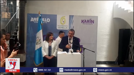 Tổng thống đắc cử Guatemala kêu gọi người dân đoàn kết