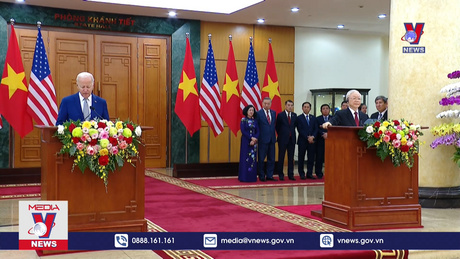 Việt Nam - Hoa Kỳ nâng tầm quan hệ Đối tác Chiến lược Toàn diện vì hòa bình, hợp tác, phát triển bền vững