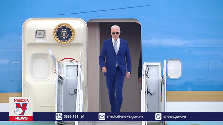 Tổng thống Hoa Kỳ Joe Biden bắt đầu chuyến thăm cấp Nhà nước tới Việt Nam
