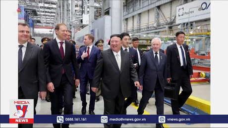Nhà lãnh đạo Triều Tiên thăm nhà máy hàng không của Nga